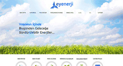 Desktop Screenshot of eyenerji.com