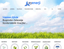 Tablet Screenshot of eyenerji.com